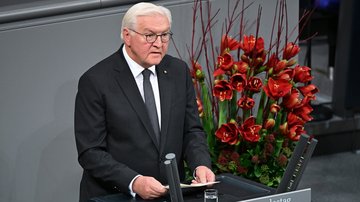 Bundespräsident Steinmeier verliest das Totengedenken