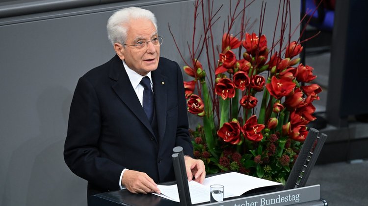 Sergio Mattarella war in diesem Jahr der Festredner